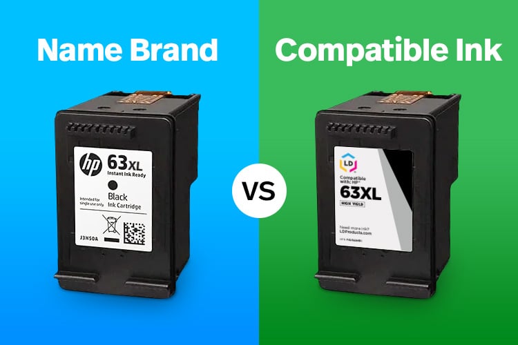 What’s the difference between name brand and compatible printer cartridges?