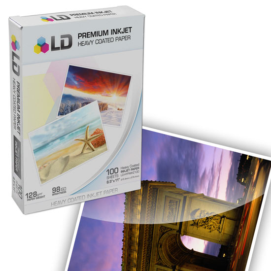 LD Matte Inkjet Paper, High Resolution, 8.5x11", 100 pack 4inkjets