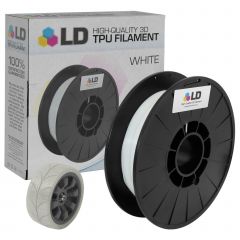 LD 1.75mm 0.5kg TPU White Filament