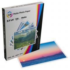 LD Heavy Coated Matte Photo Paper - 8.5" x 11" - 100 pack - High Resolution
