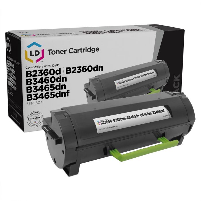 SuppliesMAX Compatible Replacement for Dell B3465DN/3465DNF Toner Cartridge 3/PK-20000 Page Yield V5XDF_3PK 
