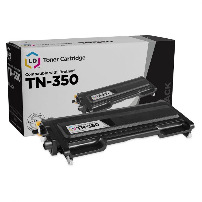 Brother Genuine Black Toner Cartridge Replacement Black Toner Page Yield Up To 2,500 Pages TN350 