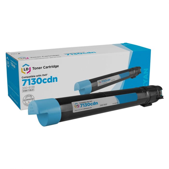 Compatible High Yield 330-6138 330-6139 330-6141 J5YD2 FRPPK 7FY16 3-Pack Printer Toner Cartridge use for Dell 7130 7130cdn Printers C+Y+M