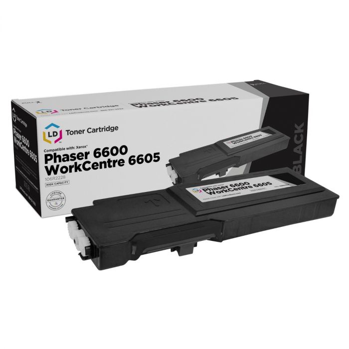 Black On-Site Laser Compatible Toner Replacement for Xerox 106R02228 6605N 6605DN 106R02244 6600DN; WorkCentre 6605 Works with: Phaser 6600 6600N 