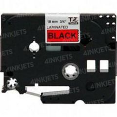 OEM Brother TZe441 Black on Red Tape