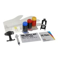 LD Refill Kit for HP 75 and 75XL Color Ink