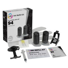 LD Refill Kit for HP 94 Black Ink