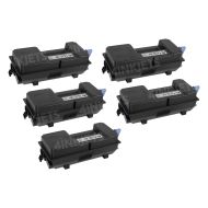 5 Pack of Compatible Kyocera-Mita TK-3172 Black Toners