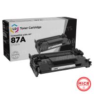 Remanufactured MICR Toner for HP 87A Black