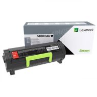 Original Lexmark High Yield Black Toner Cartridge 51B0HA0 (8500 Page Yield)