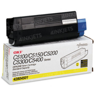 OEM Okidata 42804501 Yellow Toner 
