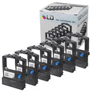 Compatible Replacement for Okidata 52106001 Black Printer Ribbon, 6-Pack