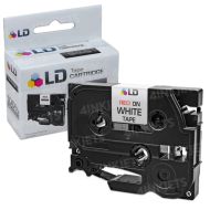 Compatible Replacement for TZe232 Red on White Tape for the Brother P-Touch