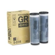 OEM Risograph S2314 Black Ink Cartridge 2-Pack