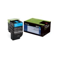 OEM Lexmark 801C Cyan Toner