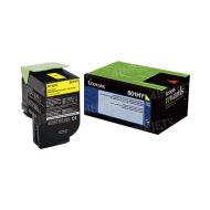 OEM Lexmark 801HY HY Yellow Toner