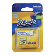 OEM Brother MK233 Blue on White Tape