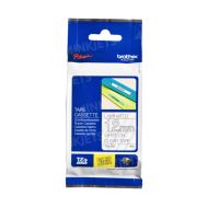 OEM Brother TZe135 White on Clear Tape