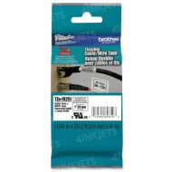 OEM Brother TZeFX251 Black on White Tape