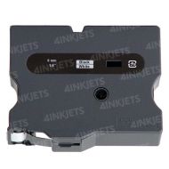 OEM Brother TX2111 Black on White Tape