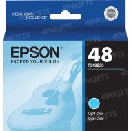 Original Epson 48 Light Cyan Ink Cartridge