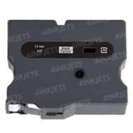 OEM Brother TX-6311 1/2" Black on Yellow Label Tape