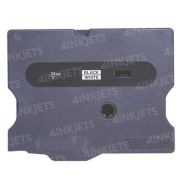 OEM Brother TX-3551 1" White on Black Label Tape