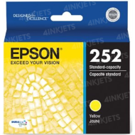 Original Epson 252 Yellow Ink Cartridge