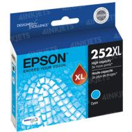Original Epson 252XL Cyan Ink Cartridge