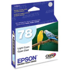 Original Epson 78 Light Cyan Ink Cartridge