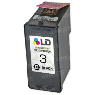 Remanufactured Lexmark 3 Black Ink