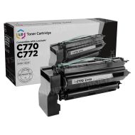 Lexmark Remanufactured C7702KH HY Black Toner for the C770/C772