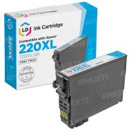 Remanufactured Epson 220XL HY Cyan Ink Cartridge (T220XL220)