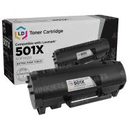 Compatible Lexmark 501X Extra High Yield Black Toner