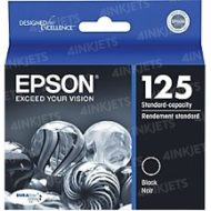 Original Epson 125 Black Ink Cartridge