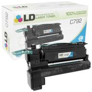 Remanufactured Lexmark C792 Extra High Yield Cyan Toner