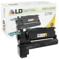 Remanufactured Lexmark C792 Extra High Yield Yellow Toner