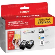 OEM Canon PG-210XL Black / CL-211-XL Ink 2-Pack