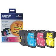 OEM Brother LC613PKS C/M/Y Ink Cartridges, 3 Pack