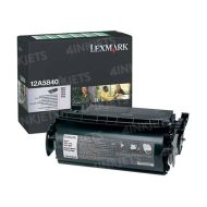 Lexmark OEM 12A5840 Black Toner
