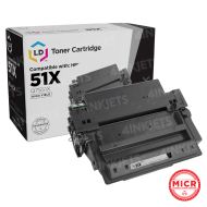 Remanufactured MICR Toner for HP 51X Black