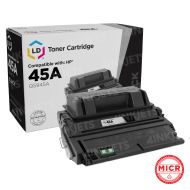 Remanufactured MICR Toner for HP 45A Black