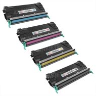 Lexmark Remanufactured C524 HY (Bk, C, M, Y) Toner Set