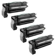 Lexmark Remanufactured C770 HY (Bk, C, M, Y) Toner Set