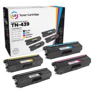 Set of 4 Brother Compatible TN439 Ultra High Yield Toners: BCMY