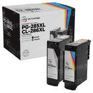 Remanufactured Canon PG-285XL Black and CL-286XL Color Ink Set of 2
