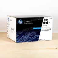 OEM HP 80A 2-pack Black LaserJet Toner Cartridges, CF280AD1