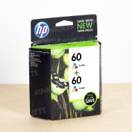 OEM HP 60 Tri-Color 2-Pack Ink Cartridge, CZ072FN
