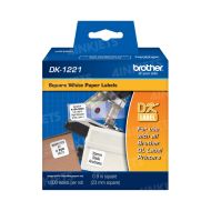 Original Brother DK-1221 (0.9 in square) Square White Paper Label Tape
