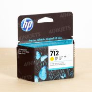 Original HP 712 29ml Yellow DesignJet Ink Cartridge, 3ED69A